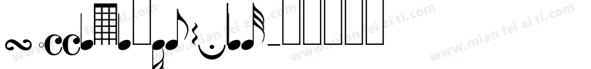 Toccata Regular字体转换